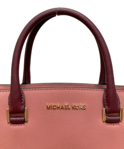 MICHAEL KORS（マイケルコース）MICHAEL KORS (マイケルコース) 2WAYショルダーバッグ ピンクの古着・服飾アイテム