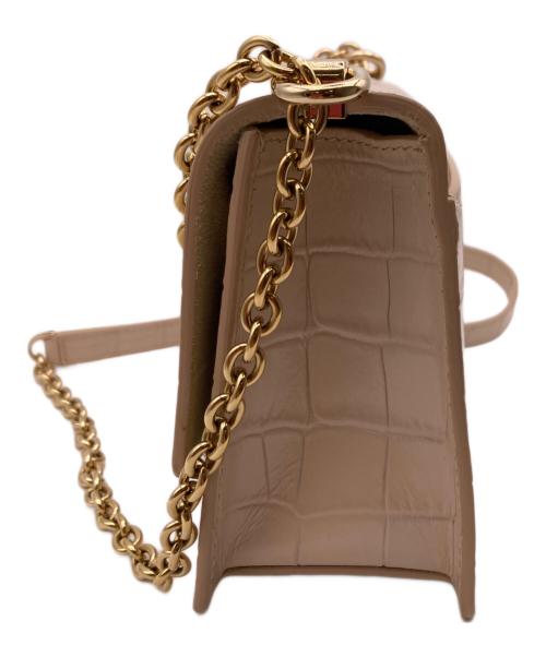 FURLA（フルラ）FURLA (フルラ) チェーンショルダーバッグ ベージュの古着・服飾アイテム