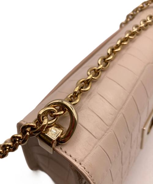 FURLA（フルラ）FURLA (フルラ) チェーンショルダーバッグ ベージュの古着・服飾アイテム