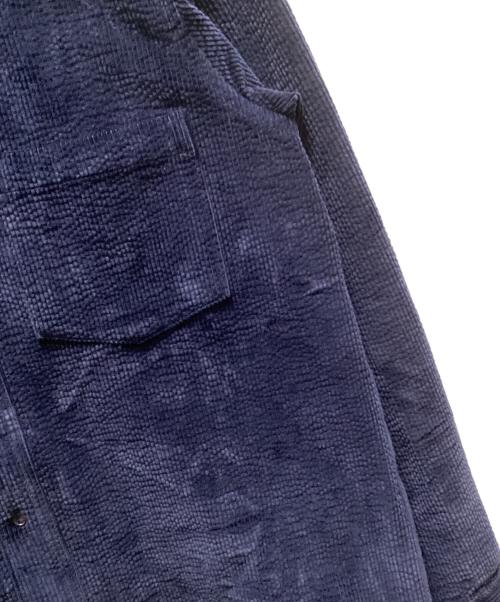 Acne studios（アクネ ストゥディオズ）ACNE STUDIOS (アクネ ストゥディオズ) コーデュロイスナップシャツ ネイビー サイズ:４６の古着・服飾アイテム
