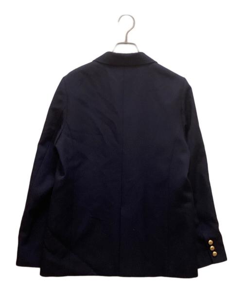Demi-Luxe Beams（デミルクス ビームス）Demi-Luxe BEAMS (デミルクス ビームス) ドライギャバジン ６ボタン ダブルジャケット ネイビー サイズ:３８の古着・服飾アイテム