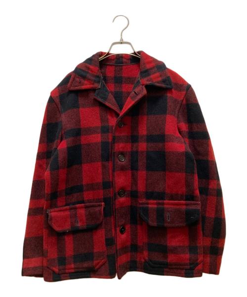 L.L.Bean（エルエルビーン）L.L.Bean (エルエルビーン) バッファローチェックウールジャケット レッド サイズ:freeの古着・服飾アイテム
