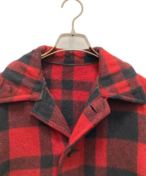 L.L.Bean（エルエルビーン）L.L.Bean (エルエルビーン) バッファローチェックウールジャケット レッド サイズ:freeの古着・服飾アイテム