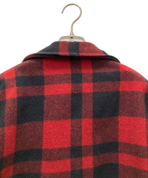 L.L.Bean（エルエルビーン）L.L.Bean (エルエルビーン) バッファローチェックウールジャケット レッド サイズ:freeの古着・服飾アイテム