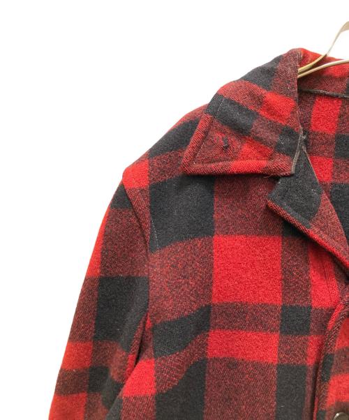 L.L.Bean（エルエルビーン）L.L.Bean (エルエルビーン) バッファローチェックウールジャケット レッド サイズ:freeの古着・服飾アイテム