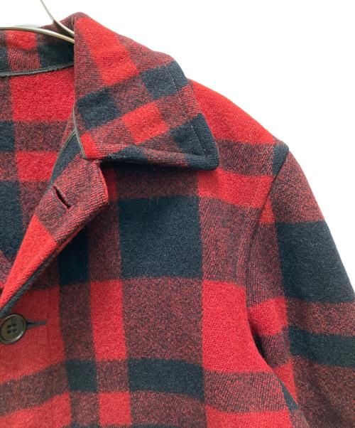L.L.Bean（エルエルビーン）L.L.Bean (エルエルビーン) バッファローチェックウールジャケット レッド サイズ:freeの古着・服飾アイテム