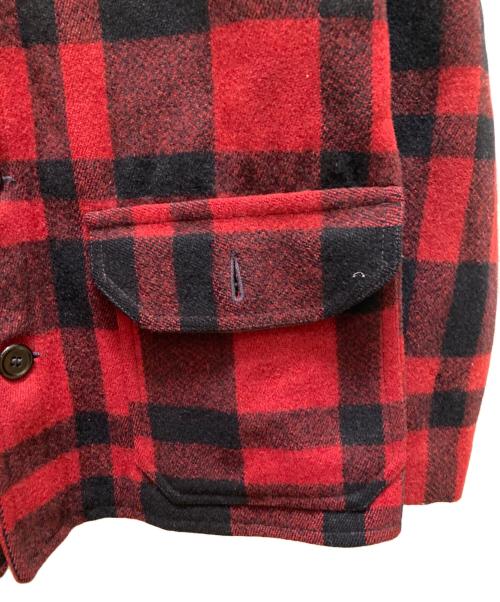 L.L.Bean（エルエルビーン）L.L.Bean (エルエルビーン) バッファローチェックウールジャケット レッド サイズ:freeの古着・服飾アイテム