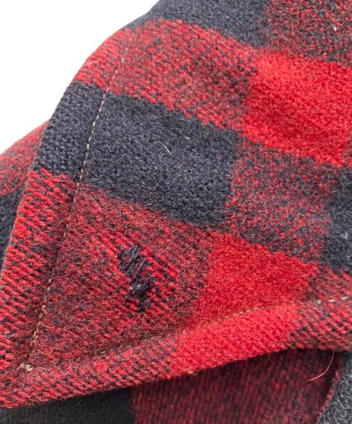L.L.Bean（エルエルビーン）L.L.Bean (エルエルビーン) バッファローチェックウールジャケット レッド サイズ:freeの古着・服飾アイテム
