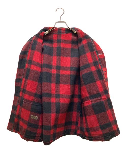 L.L.Bean（エルエルビーン）L.L.Bean (エルエルビーン) バッファローチェックウールジャケット レッド サイズ:freeの古着・服飾アイテム