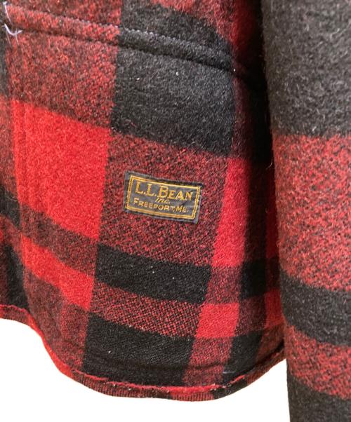 L.L.Bean（エルエルビーン）L.L.Bean (エルエルビーン) バッファローチェックウールジャケット レッド サイズ:freeの古着・服飾アイテム