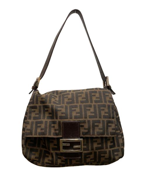 FENDI（フェンディ）FENDI (フェンディ) マンマバケット ワンショルダーバッグ ブラウンの古着・服飾アイテム