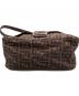 中古・古着 FENDI (フェンディ) マンマバケット ワンショルダーバッグ ブラウン：110000円