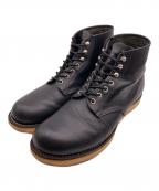 RED WINGレッドウィング）の古着「6インチ クラシックラウンド」｜ブラック