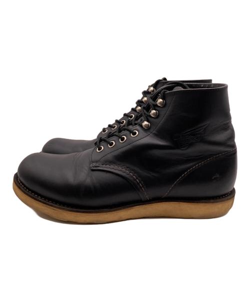 RED WING（レッドウィング）RED WING (レッドウィング) 6インチ クラシックラウンド ブラック サイズ:9Dの古着・服飾アイテム