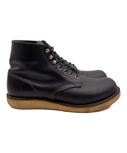 RED WING（レッドウィング）RED WING (レッドウィング) 6インチ クラシックラウンド ブラック サイズ:9Dの古着・服飾アイテム