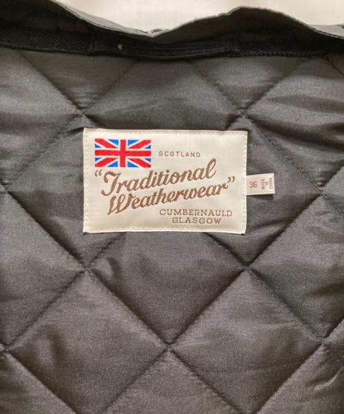 Traditional Weatherwear（トラディショナルウェザーウェア）Traditional Weatherwear (トラディショナルウェザーウェア) キルティングコート ブラック サイズ:３６の古着・服飾アイテム