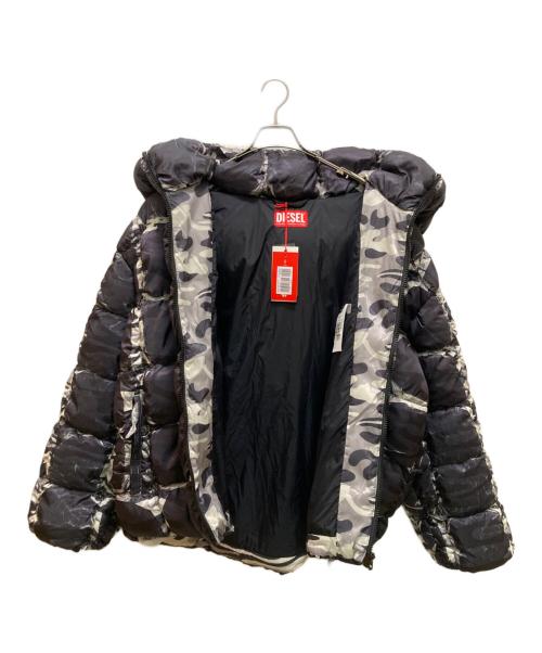DIESEL（ディーゼル）DIESEL (ディーゼル) パファーダウンジャケット ブラック サイズ:５２の古着・服飾アイテム