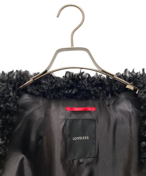 LOVELESS（ラブレス）LOVELESS (ラブレス) カルガンラムライクファーブルゾン ブラック サイズ:L 未使用品の古着・服飾アイテム