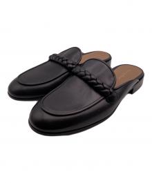 Gianvito Rossi（ジャンヴィト ロッシ）の古着「バックレスローファーサンダル」｜ブラック