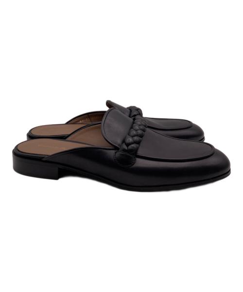 Gianvito Rossi（ジャンヴィト ロッシ）Gianvito Rossi (ジャンヴィト ロッシ) バックレスローファーサンダル ブラック サイズ:４６の古着・服飾アイテム