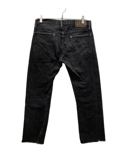 RRL（ダブルアールエル）RRL (ダブルアールエル) カットオフブラックデニムパンツ ブラック サイズ:ＦＲＥＥの古着・服飾アイテム