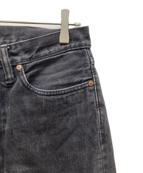RRL（ダブルアールエル）RRL (ダブルアールエル) カットオフブラックデニムパンツ ブラック サイズ:ＦＲＥＥの古着・服飾アイテム