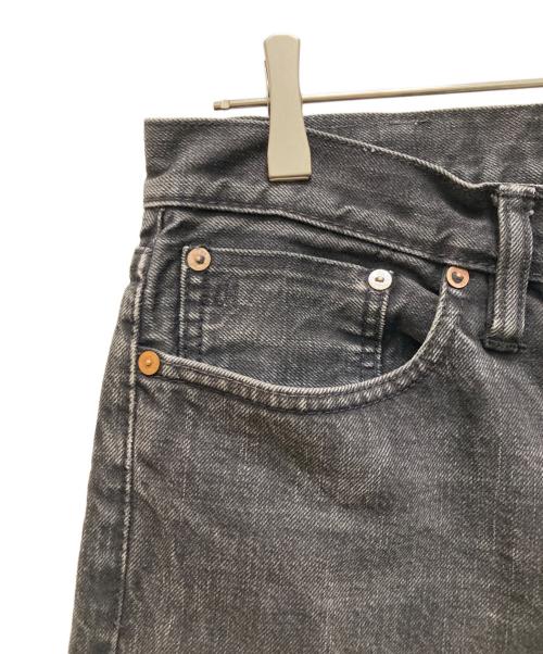 RRL（ダブルアールエル）RRL (ダブルアールエル) カットオフブラックデニムパンツ ブラック サイズ:ＦＲＥＥの古着・服飾アイテム