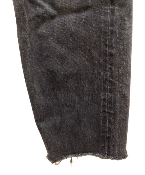RRL（ダブルアールエル）RRL (ダブルアールエル) カットオフブラックデニムパンツ ブラック サイズ:ＦＲＥＥの古着・服飾アイテム