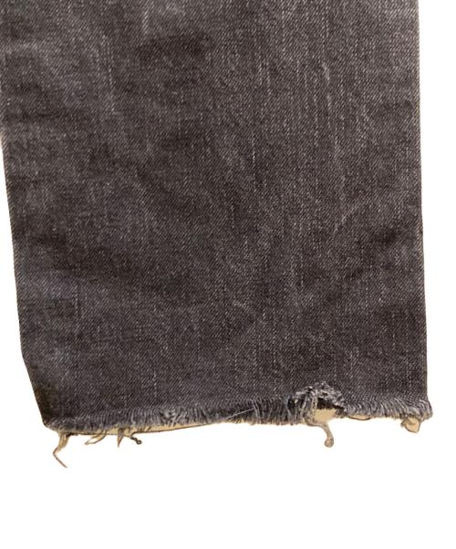 RRL（ダブルアールエル）RRL (ダブルアールエル) カットオフブラックデニムパンツ ブラック サイズ:ＦＲＥＥの古着・服飾アイテム