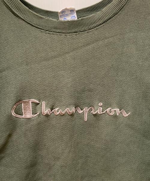 Champion REVERSE WEAVE（チャンピオン リバース ウィーブ）Champion REVERSE WEAVE (チャンピオン リバース ウィーブ) 90s リバースウィーブスウェット グリーン サイズ:ＸＬの古着・服飾アイテム