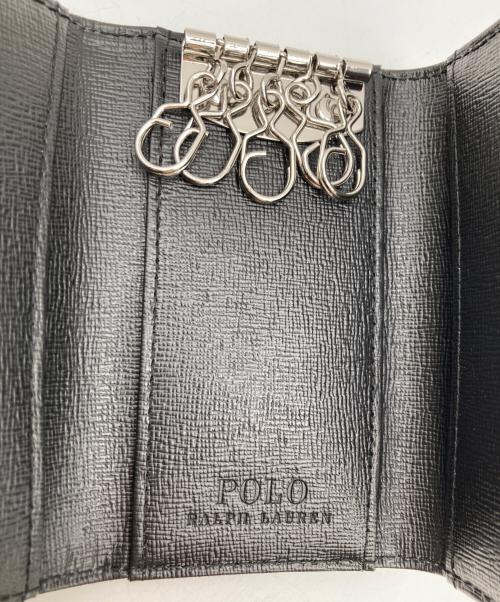 POLO RALPH LAUREN（ポロ・ラルフローレン）POLO RALPH LAUREN (ポロ・ラルフローレン) 5連キーケース ブラックの古着・服飾アイテム
