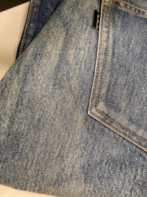 Subculture（サブカルチャー）Subculture (サブカルチャー) BerBerJin (ベンベルジン) クラッシュデニムパンツ インディゴ サイズ:2の古着・服飾アイテム