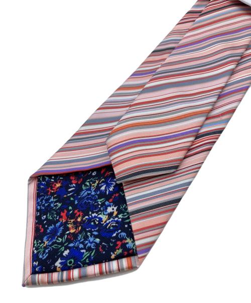 PAUL SMITH（ポールスミス）Paul Smith (ポールスミス) ストライプネクタイ ピンク サイズ:不明 未使用品の古着・服飾アイテム