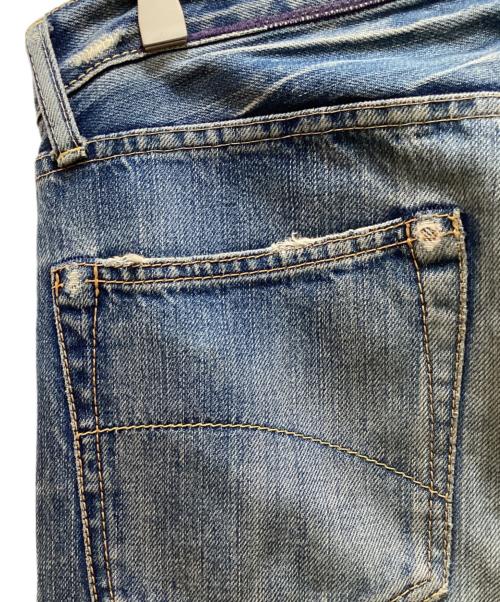 Hysteric Glamour（ヒステリックグラマー）Hysteric Glamour (ヒステリックグラマー) スタッズダメージ加工デニムパンツ インディゴ サイズ:30の古着・服飾アイテム