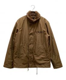 ALPHA（アルファ）の古着「N-1 デッキジャケット」｜カーキ