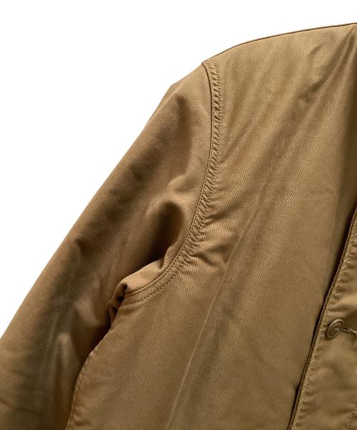 ALPHA（アルファ）ALPHA (アルファ) N-1 デッキジャケット カーキ サイズ:XLの古着・服飾アイテム