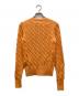 POLO RALPH LAUREN (ポロ・ラルフローレン) コットンケーブルニットカーディガン オレンジ サイズ:XS 未使用品：14000円