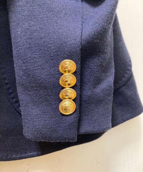 POLO RALPH LAUREN（ポロ・ラルフローレン）POLO RALPH LAUREN (ポロ・ラルフローレン) 金釦テーラードジャケット ネイビー サイズ:2の古着・服飾アイテム