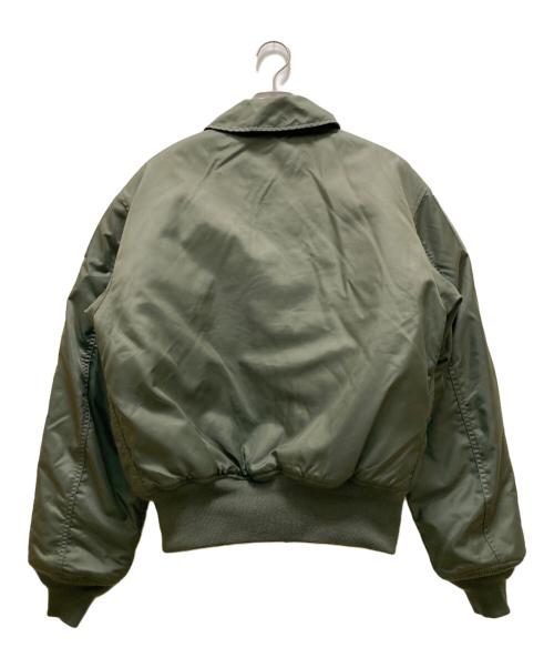 ALPHA（アルファ）ALPHA (アルファ) フライトジャケット グリーン サイズ:Sの古着・服飾アイテム