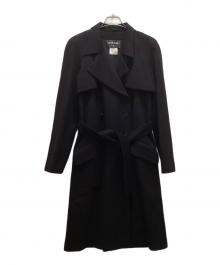 CHANEL（シャネル）の古着「カシミヤダブルコート」｜ブラック
