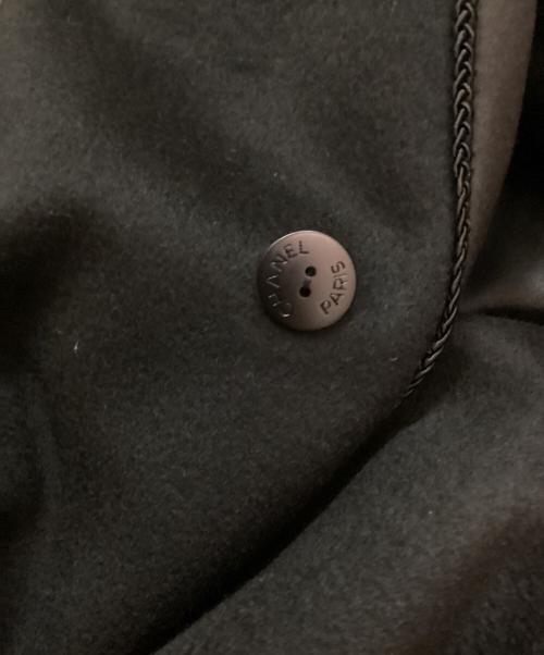 CHANEL（シャネル）CHANEL (シャネル) カシミヤダブルコート ブラック サイズ:38の古着・服飾アイテム