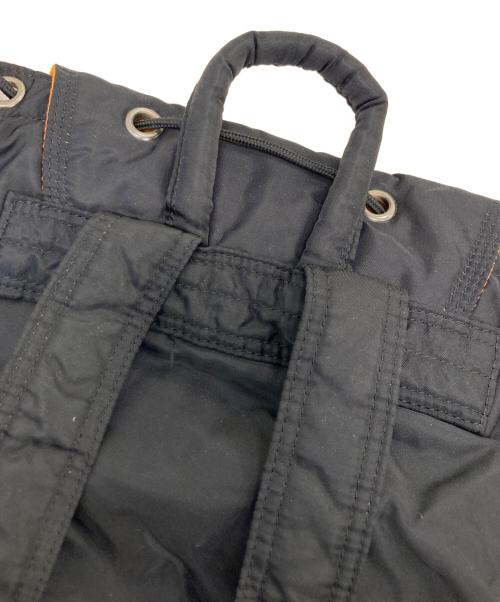 PORTER（ポーター）PORTER (ポーター) タンカー フラップ巾着リュック ブラックの古着・服飾アイテム