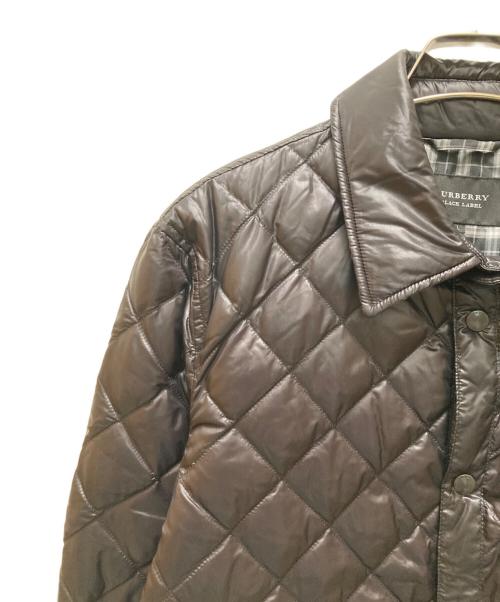 BURBERRY BLACK LABEL（バーバリーブラックレーベル）BURBERRY BLACK LABEL (バーバリーブラックレーベル) キルティングダウンシャツジャケット ブラック サイズ:ｌの古着・服飾アイテム