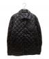 BURBERRY BLACK LABEL（バーバリーブラックレーベル）の古着「キルティングダウンシャツジャケット」｜ブラック