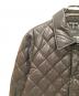 中古・古着 BURBERRY BLACK LABEL (バーバリーブラックレーベル) キルティングダウンシャツジャケット ブラック サイズ:ｌ：9000円