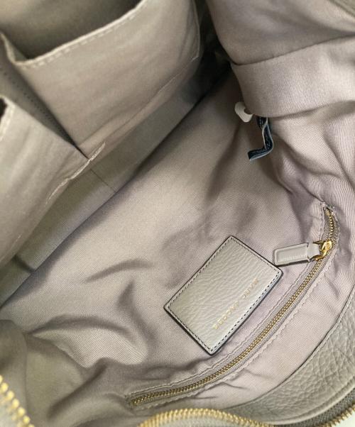 MARC JACOBS（マークジェイコブス）MARC JACOBS (マークジェイコブス) レザーワンショルダーバッグ グレーの古着・服飾アイテム