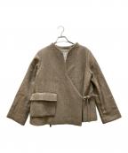 lisetteリゼッタ）の古着「フランソワ リネンウール カシュクール ジャケット」｜ベージュ