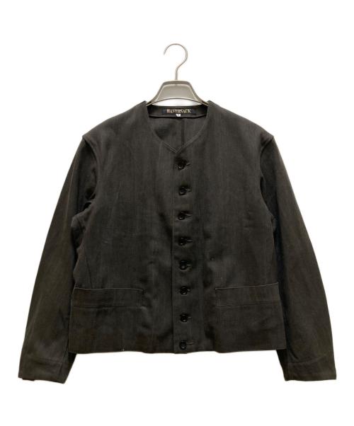 HAVERSACK（ハバーサック）HAVERSACK (ハバーサック) 墨染ツイル ノーカラージャケット 125の古着・服飾アイテム