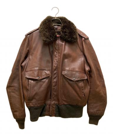 Schott　ショット　size50 レザージャケット　A-2　ダークブラウン 中古・古着通販】Schott (ショット) ライナー付きA-2 レザーフライト