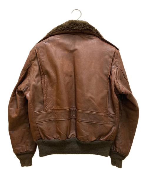 Schott（ショット）Schott (ショット) ライナー付きA-2 レザーフライトジャケット ブラウン サイズ:４２の古着・服飾アイテム